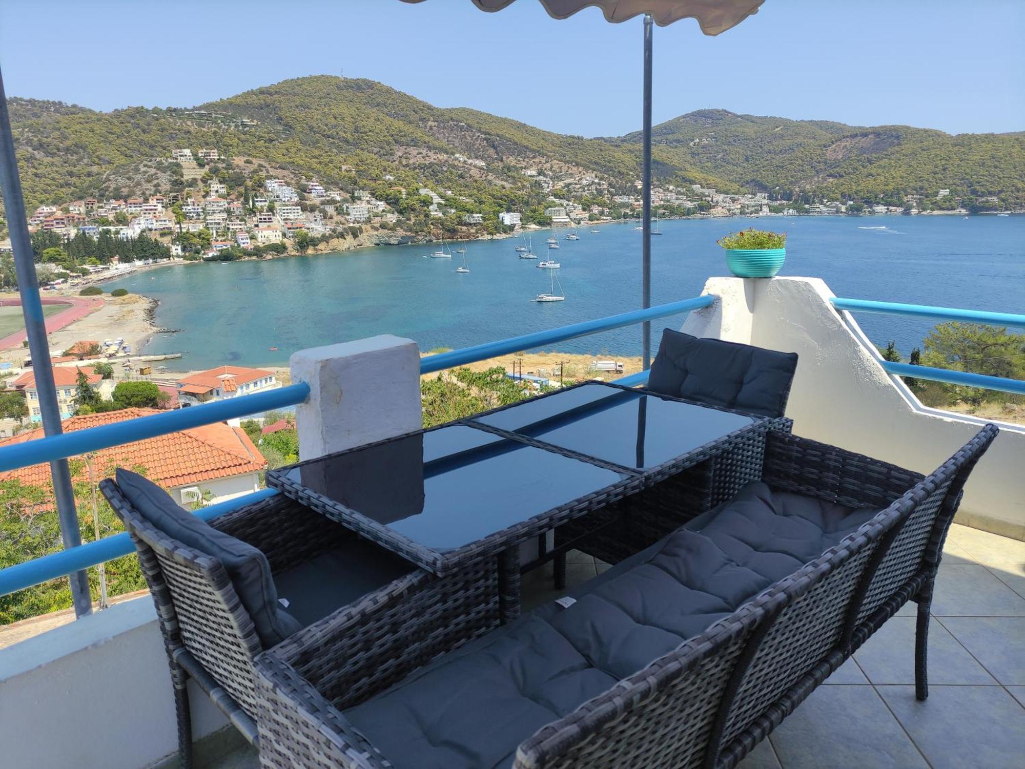 Villa Sunrise View House Poros Town Exterior foto